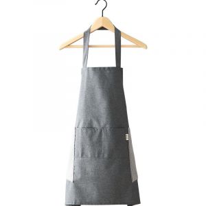 (Gris) 1 Paquet Imperméable À L'eau Tablier De Cuisine, Réglable Chef Tablier Avec Des Poches Pour La Maison, Restaurant, Artisanat, Salon De Jardin, Barbecue, À L'école, Un Café, Un Tablier Pour - Neuf