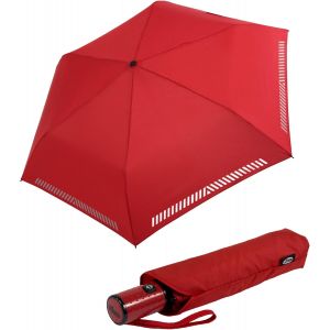 Mini Parapluie Safety Reflex Extra L&eacute;ger Pour Enfant, Violet, 95 Cm, Parapluie De Poche Avec Ouverture Manuelle - Neuf