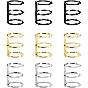 9 Pi&egrave;ces Anneau De Livre En Metal, Anneau De Reliure, Reliure &Agrave; Feuilles Mobiles, Anneaux &Agrave; Feuilles Mobiles, Pour L'&eacute;cole, Le Bureau, La Maison, Le Cahier De Scrapbooking, L'album (3 Couleurs) - Neuf