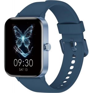 Smartwatch Homme Femme, 1.95 Full Touch Screen Smartwatch Avec Effectuer/Répondre Appels, Suivi De Fitness Avec Pression Artérielle Et Moniteur De Sommeil, 140+ Step Counter Sport Pour Android Ios - Neuf