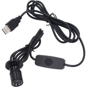 SUBZONAL-Mini Spots D'int&eacute;rieur, Spot LED &agrave; intensit&eacute; Variable avec C&acirc;ble de 6,6 Pieds, Interrupteur de Gradation en Continu, Luminaire D'affichage de Vitrine de Bijoux pour les Entr&eacute;es (Lumi&egrave;re blan - Neuf