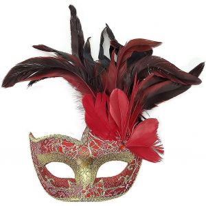 Masque De Plumes Halloween Carnaval Rio Femme Masque V&eacute;nitien De Bal Masqu&eacute; Demi-Masque &Agrave; Paillettes Op&eacute;ra Drame Demi-Visage Masque De D&eacute;guisement Mascarade Cocktail Cosplay Soir&eacute;e.[J82] - Neuf