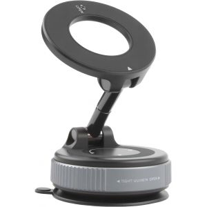 LORANKA-Support T&eacute;l&eacute;phone Voiture Magn&eacute;tique pour MagSafe, Porte-t&eacute;l&eacute;phone magn&eacute;tique R&eacute;glable &agrave; 360&deg; Fixation Ultra-Stable pour Voiture/Tableau de Bord/Pare-Brise/Verre/Toute Surface Lisse &iquest; Noir - Neuf