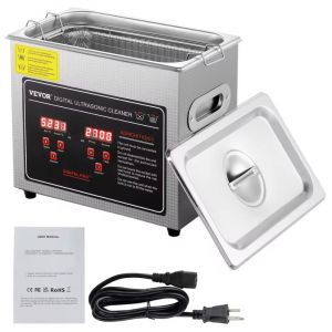 Nettoyeur ultrasons 2L inox 40kHz avec chauffage digital - Neuf