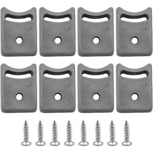 But&eacute;es en Caoutchouc pour poulie de Porte de Salle de Douche, 8 pi&egrave;ces, emp&ecirc;che Les dommages &agrave; la poulie - Neuf