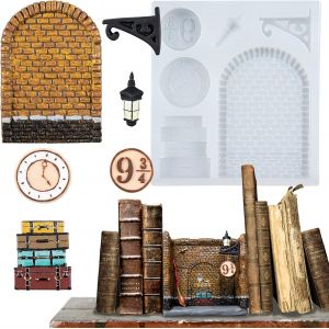 Moule En Silicone Pour Moulage De R&eacute;sine &Eacute;poxy, Fabrication De Bijoux, Jardin F&eacute;&eacute;rique, D&eacute;coration De G&acirc;teau En P&acirc;te Polym&egrave;re, Artisanat En P&acirc;te Polym&egrave;re, P&acirc;te &Agrave; Sucre, Scrapbooking - Neuf