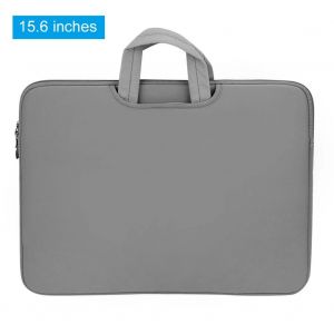 Sac d'ordinateur en mousse Tablette d'ordinateur portable Étui de protection pour les mains avec fermeture éclair pour Macbook Air Pro 14 pouces / 15,6 poucesNoir 15,6 pouces - Neuf