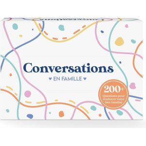 JGD-Conversations en Famille - Le Jeu qui va Renforcer vos liens Familiaux - 220 Questions pour des Discussions Profondes & Significatives en Famille - Neuf