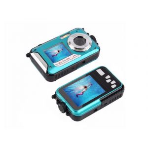 Appareil Photo Num&eacute;rique &Eacute;tanche 2400 W Pour La Plong&eacute;e Sous-Marine Et Les Activit&eacute;s Aquatiques - Bleu - Neuf