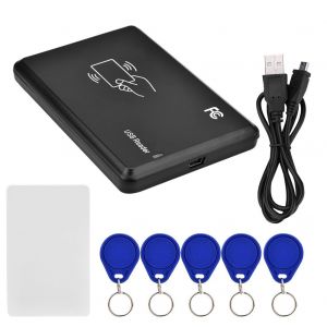 Compatible avec le lecteur de cartes a puce USB UHF 915 + 13,56 MHz avec 5 cartes IC et 1 carte 915 - Neuf
