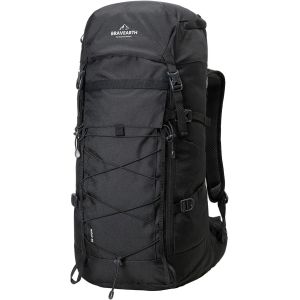 KALANKA-Wolf Sac à Dos de randonnée, Noir, Taille Unique Mixte - Neuf