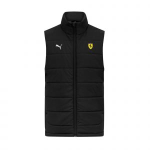 Veste Sans Manche Ferrari Homme Noir - Neuf