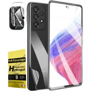 KAL-Pi&egrave;ces Pour Xiaomi Redmi Note 11 4G 6.5" -2 Films De Protection Hydrogel Avant & Arri&egrave;re 3D +Verre Tremp&eacute; Camera+Support Pour Selfie| Anti-Choc |Compatible Coques | Protecteur Tpu Souple - Neuf