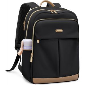 LETNERNY-Sac À Dos Pour Ordinateur Portable Pour Femmes, Sac De Travail De 16 Pouces Avec Compartiment Pour Ordinateur Portable Grande Capacité Voyage Université Sac À Dos - Neuf