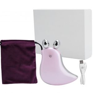 Appareil De Massage Electrique Pour Le Visage, Chauffant, Micro-Courant, Lifting De La Peau, Raffermissant, Appareil De Beaute, Rose - Neuf