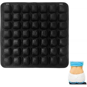 Yemaesre-Coussin De Siège Orthopédique, Coussin De Siège Gonflable Ergonomique, Confortable Et Respirant, Coussin Pour Hémorroïdes, Coussin De Siège Portable Pour Voiture, Bureau, Maison, Fauteuil - Neuf
