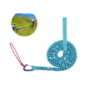 Corde De Remorquage Pour V&eacute;lo Pour Enfants - Cordon &Eacute;lastique Durable Pour Un Remorquage S&ucirc;r Et Facile, Longueur De 1,7 M &Agrave; 3 M, Supporte 225 Kg, Parfait Pour Le Cyclisme En Famille ! - Neuf