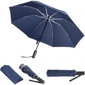 ERSHI-Parapluie résistant aux intempéries, grand parapluie automatique compact et pliable, anti-vent, pour hommes et femmes[2634] - Neuf