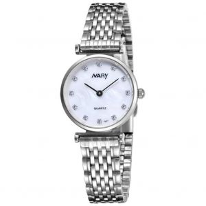 Nary 1907 Bracelet En Acier Inoxydable Mouvement &Agrave; Quartz Montre-Bracelet Analogique Montre De Couple Femme - Neuf