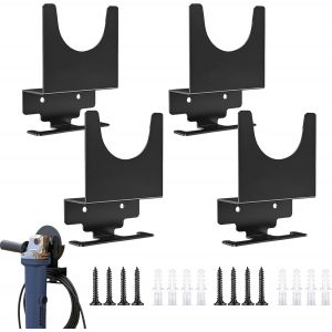 ChenQuanSarl-4 Pièces Supports De Meuleuse D'Angle, Pour Makita Bosch Ect Supports Muraux De Meuleuse De 4 À 5 Pouces Pour Meuleuse D'Angle De Polisseuse De Coupe Pour Support De Meuleuse D'Angle De - Neuf