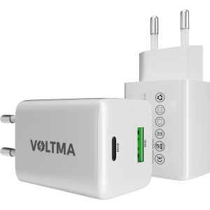 Chargeur Usb Rapide 45 W ¿ Chargeur Double Port Usb-C Et Usb-A|Adaptateur Mural Usb Efficace Avec Technologie Gan Compatible Avec Les I-Phone 15 Et Inférieurs,Les Séries Samsung S Et Note - Neuf