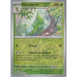 Carte Pok&eacute;mon - Chrysacier - 011/165 - Reverse - Ev3,5 151 Mew - Neuf