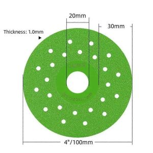 5Pcs 4 pouces / 100mm disque de coupe super mince pour carreaux de verre en porcelaine marbre diamant scie lame brasée roue à tronçonner - Neuf