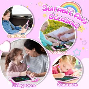 KALANKA-Tablette Dessin Enfant, Jouet Enfant 1 2 3 Ans Cadeau Fille 2 3 4 5 6 Ans Licorne Jeux Jouet Fille 2-6 Ans Ardoise Magique Enfant 2 3 Ans Jeu Educatif Jeux Enfant 2 3 4 Ans - Neuf