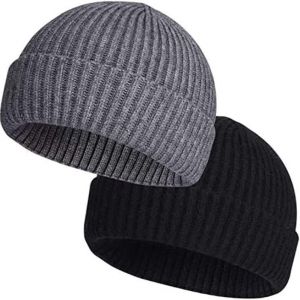 Asfasfq-Bonnet Pour Homme, Bonnet D'hiver Pour Homme Femme, Chapeaux Design Classique Doux Élastique, Bonnets Unisexe D'hiver - Neuf
