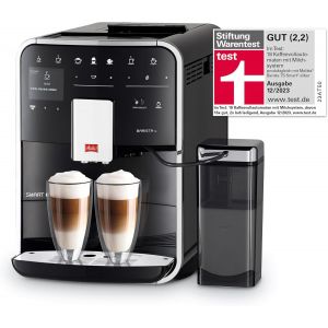 ChenQuanSarl-Barista Ts Smart Noire, Machine À Café À Grain Avec Broyeur, Connectée, Système One Touch, Double Bac À Grains, 21 Spécialités, Mode 1 À 2 Tasses, Automatique, Écran Couleur Tft, F850-10 - Neuf