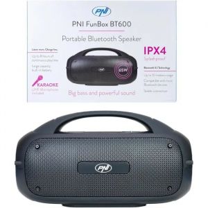 Enceinte Portable PNI FunBox BT600 65W - Neuf