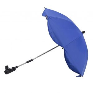 Parapluie Universel Réglable Pour Poussette De 14 Pouces Avec Protection Uv - Bleu Saphir - Neuf