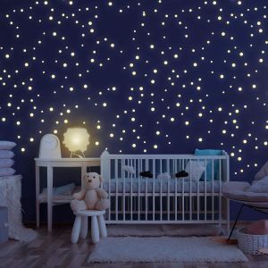 Trahoo-Lot De 400 Étoiles Lumineuses Autocollantes Avec Luminosité Apaisante Pour Chambre D'enfant Avec Instructions Créatives Et Signes Du Zodiaque (Français Non Garanti) - Neuf