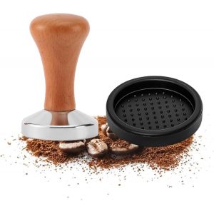 Espresso Tamper,Tasseur Presse &agrave; Caf&eacute; en INOX,Tamper &agrave; Caf&eacute;,Tapis de Tamper,Un Excellent Choix pour Pr&eacute;parer Un Expresso avec Un Ar&ocirc;me Riche et Un Bon Go&ucirc;t,pour Les Amateurs de Caf&eacute; - Neuf
