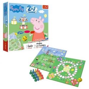 Trefl Game Peppa Pig Chinois + Serpents Et Échelles - Neuf