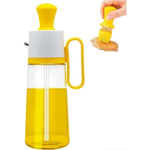 Distributeur D'huile D'olive Avec Pinceau En Silicone - Neuf