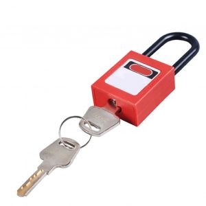 Cadenas de s&eacute;curit&eacute; de 38 mm Isolation en nylon rouge Anti Slip Lockout Tagout Locks pour industriel - Neuf