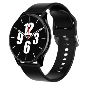 Montre Intelligente Bluetooth Appel Surveillance De La Sant&eacute; Et Du Sommeil Plusieurs Modes De Sport Android Et Ios Hommes Femmes Smartwatch Version Mondiale.Silicone Black. - Neuf