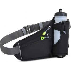 Apt-Flintronic Ceinture Running, Sac Banane Sport Belt Avec Poche Etanche, Ceinture D`Hydratation Réglable Homme Femme Smartphone Escalade Randonnée Voyage - Neuf