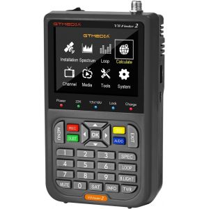 VornixorSarlshop-V8 Finder2 Pointeurs Satellites Sat Finder Meter Localisateur Signal Satellite Num&eacute;rique pour DVB-S2X/S2/S Le r&eacute;glage de la Parabole Satellite, 3.5"" LCD HD H.264 7,4 V/4000 mAh - Neuf