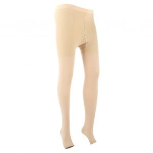 Bas De Contention, Cuissardes Hautes, Bout Ouvert, Chaussettes Antidouleur, Polyurethane Couleur Peau (Collants Bout Ouvert (Couleur Peau) S) - Neuf