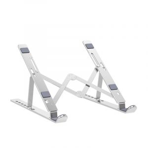 Support d'ordinateur portable, Portable en Aluminium de support d'ordinateur Portable, Pliable et Ventilé pour ordinateur Portable support pour MacBook Pro/Air, HP, Lenovo, Sony, D - Neuf