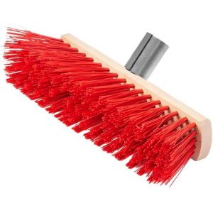 KALANKA-Tom par Balai de Rue | Balai | Balai Industriel Large avec Support de Manche en métal | sans Manche | Balai d'intérieur | Balai de Jardin | Grand Balai | Terrasse | Garage | Jardin | 30 cm - Neuf