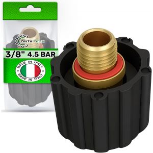 MEVRONISSHOP-Bouchon avec Filetage M&acirc;le 3/8"" et Pression de Travail 4,5 Bar pour Polti Vaporetto ou pour Polti Vaporella - Compl&egrave;te avec Joint - Garantie de 5 Ans - MADE IN ITALY - - Neuf