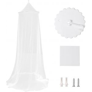 Moustiquaire Avec Crochets,Lit Simple,Lit Double,Lit D'enfant,Moustiquaire,Couvre-Lit,Moustiquaire À Mailles Fines,Auvent Familial,Moustiquaire Pour Les Voyages - Neuf