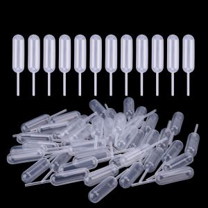 100pcs 4ml Jetables Liquide De La Pipette, Transférer Des Pipettes En Plastique Adapté Pour Les Fraises, Le Chocolat, Petits Gâteaux, Des Milkshakes, Des Sirops, Du Whisky - Neuf