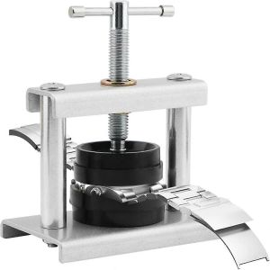 Set D'outils Watch Press,Set Watch Press Fermeture Arrière Du Boîtier Pour Kit De Réparation De Montre,Cadran Rond De 16 À 50 Mm - Neuf