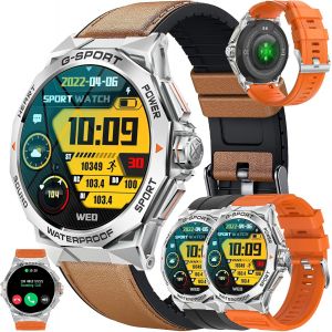 1,43"" Amoled Montre Connect&eacute;e Homme Avec Appel Bluetooth 5.1/Num&eacute;rotation, Gps Partag&eacute; Montre 123 Mode Sports Cardiofrequencemetre, Smartwatch Compatible Samsung Huawei Xiaomi Android Ios (Argent&eacute;) - Neuf