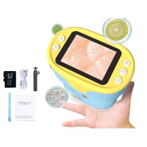 Microscope de poche num&eacute;rique 1000X pour enfants, rechargeable et portable - Neuf