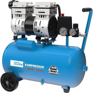 CHECARZHN--NO1-50136 Airpower 150/8/24 Silent Compresseur À Double Piston 0,75 Kw 230 V Sans Huile 8 Bar - Neuf